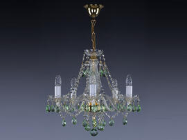 Фото люстра хрустальная рожковая ArtGlass Magda V Color 5005, купить с доставкой на skylight.com.ua