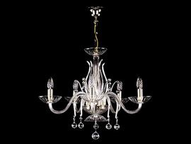 Фото люстра кришталева ріжкова ArtGlass Elektra V, купити з доставкою на skylight.com.ua