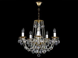 Фото люстра хрустальная рожковая ArtGlass Demeter V, купить с доставкой на skylight.com.ua
