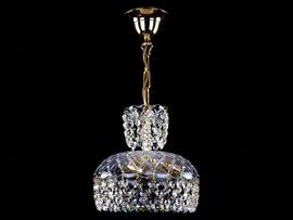 Фото кришталева люстра-підвіс ArtGlass Elaned I chain (мережа), купити з доставкою на skylight.com.ua