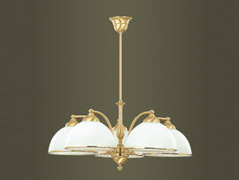 Фото люстра латунна Kutek Vito V VIT-ZW-5 (Z), купити з доставкою на skylight.com.ua