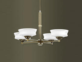 Фото люстра латунная Kutek Alba IV Krzyzak ALB-ZW-4 (P), купить с доставкой на skylight.com.ua