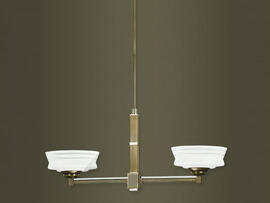 Фото люстра латунная Kutek Alba II ALB-ZW-2 (P), купить с доставкой на skylight.com.ua