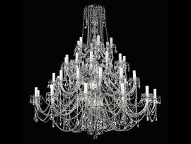 Фото люстра кришталева ріжкова ArtGlass Aurelie 42, купити з доставкою на skylight.com.ua