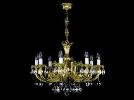 Фото люстра кришталева ріжкова ArtGlass Anastasia VIII, купити з доставкою на skylight.com.ua