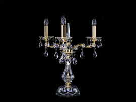 Фото настольная лампа хрустальная рожковая ArtGlass Maria Terezia 38, купить с доставкой на skylight.com.ua