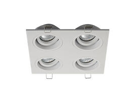 Фото вбудований спот Zuma Line Chuck DL4 Square 20069-WH, купити з доставкою на skylight.com.ua