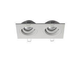 Фото вбудований спот Zuma Line Chuck DL2 Square 20068-WH, купити з доставкою на skylight.com.ua