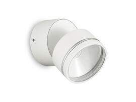 Фото настінний світильник Ideal Lux Omega Round AP1 Bianco, купити з доставкою на skylight.com.ua