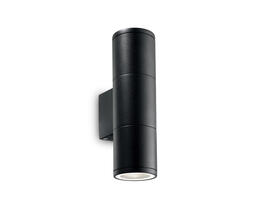 Фото настенный светильник Ideal Lux Gun AP2 Small Nero, купить с доставкой на skylight.com.ua