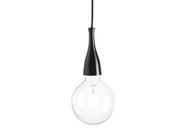 Фото подвесной светильник Ideal Lux Minimal SP1 Nero, купить с доставкой на skylight.com.ua