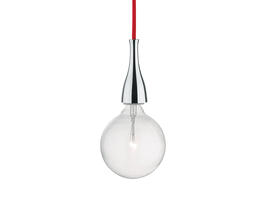 Фото подвесной светильник Ideal Lux Minimal SP1 Cromo, купить с доставкой на skylight.com.ua
