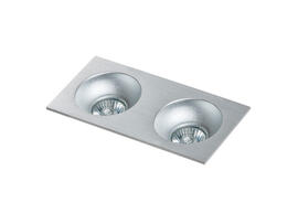 Фото точковий світильник Azzardo Hugo 2 Downlight Alu GM2203S-ALU, купити з доставкою на skylight.com.ua