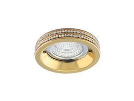 Фото точечный светильник Azzardo Eva Round Gold NC1519R-GO, купить с доставкой на skylight.com.ua