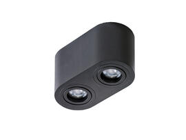 Фото накладной светильник Azzardo Brant 2 (black) AZ2821, купить с доставкой на skylight.com.ua