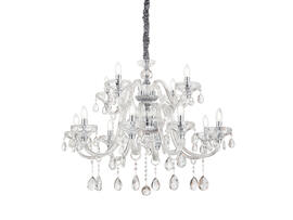 Фото кришталева люстра Ideal Lux Continental SP12 207483, купити з доставкою на skylight.com.ua