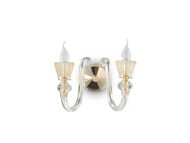Фото кришталеве бра Ideal Lux Strauss AP2 140599, купити з доставкою на skylight.com.ua
