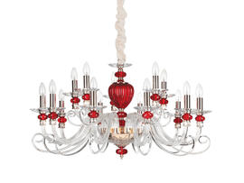 Фото кришталева люстра Ideal Lux Baronet SP15 168289, купити з доставкою на skylight.com.ua