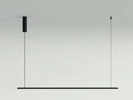 Фото лінійна люстра Lumineka LV-RD-1200-BK Rod чорний, купити з доставкою на skylight.com.ua