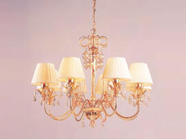 Фото рожковая люстра Wunderlicht NT9909-08, купить с доставкой на skylight.com.ua