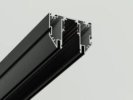 Фото магнитный трек под натяжной потолок Lumineka POL-TRAC_3 3м (Демпфер) Черный, купить с доставкой на skylight.com.ua