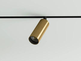 Фото трековый магнитный светильник Lumineka TB-34-GD Tube 34mm 8W Золото, купить с доставкой на skylight.com.ua