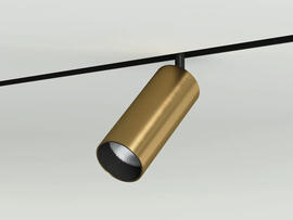 Фото трековый магнитный светильник Lumineka TB-40-GD Tube 40mm 12W Черный, купить с доставкой на skylight.com.ua