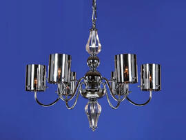 Фото рожковая люстра Wunderlicht WL11164-6CH, купить с доставкой на skylight.com.ua