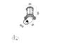 Фото точечный светильник LTX TUB M INT белый (01.0592.9.930.WH), купить с доставкой на skylight.com.ua