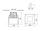 Фото точечный врезной светильник LTX CELL S белый (01.3610.5.830.WH), купить с доставкой на skylight.com.ua