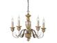 Фото Люстра свеча FIRENZE SP5 ORO ANTICO Ideal Lux 020822, купить с доставкой на skylight.com.ua  