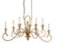 Фото Люстра свічка CORTINA SP10 Ideal Lux 088433, купити з доставкою на skylight.com.ua