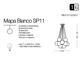 Фото Подвесная люстра MAPA BIANCO SP11 Ideal Lux 131924, купить с доставкой на skylight.com.ua  