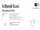 Фото Потолочная люстра NODINO PL5 BIANCO Ideal Lux 149615, купить с доставкой на skylight.com.ua 