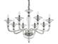 Фото Люстра свеча DANIELI SP8 TRASPARENTE Ideal Lux 159980, купить с доставкой на skylight.com.ua  