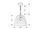Фото подвесной светильник Candellux 31-77738 Vase, купить с доставкой на skylight.com.ua