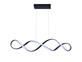 Фото светодиодная люстра Goldlux 331052 Infinito черный, купить с доставкой на skylight.com.ua