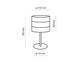 Фото настольная лампа TK Lighting Tago White 5056