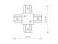 Фото x-з'єднання Nowodvorski 8836 Profile Recessed white, купити з доставкою на skylight.com.ua