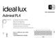 Фото Настенно-потолочный светильник ADMIRAL PL4 Ideal Lux 080338, купить с доставкой на skylight.com.ua 