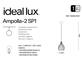 Фото Подвесной светильник Ideal Lux Ampolla-2 SP1 Bianco 200880, купить с доставкой на skylight.com.ua 