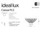 Фото хрустальная люстра Ideal Lux Caesar PL5 103792, купить с доставкой на skylight.com.ua