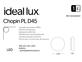 Фото Плафон CHOPIN LED ∅45 Ideal Lux 261010, купити з доставкою на skylight.com.ua