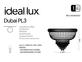 Фото Хрустальная люстра DUBAI PL3 GO Ideal Lux 200996, купить с доставкой на skylight.com.ua  