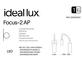 Фото Бра FOCUS-2 AP1 CH Ideal Lux 203188, купити з доставкою на skylight.com.ua