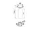Фото врезной поворотный светильник Lumineka LM-T52R-AL TUBE 52mm, 15W 1300Lm, 3000K/4000K Silver, купить с доставкой на skylight.com.ua