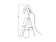 Фото торшер Zuma Line  ANTENNE TS-090522F-BK, купити з доставкою на skylight.com.ua