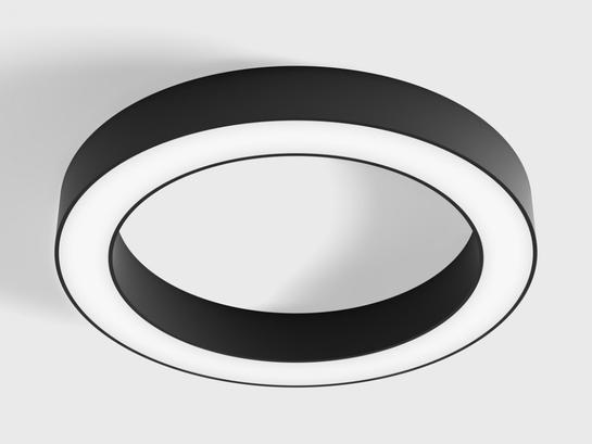 Фото стельовий світильник LTX RING M 3000К, чорний (02.3900.25.930.BK), купити з доставкою на skylight.com.ua