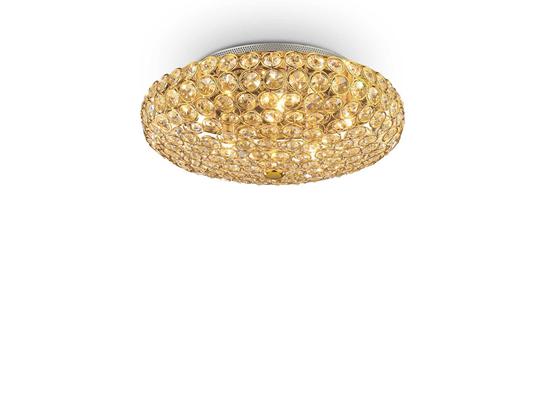 Фото Хрустальная люстра KING PL5 ORO Ideal Lux 073187, купить с доставкой на skylight.com.ua  