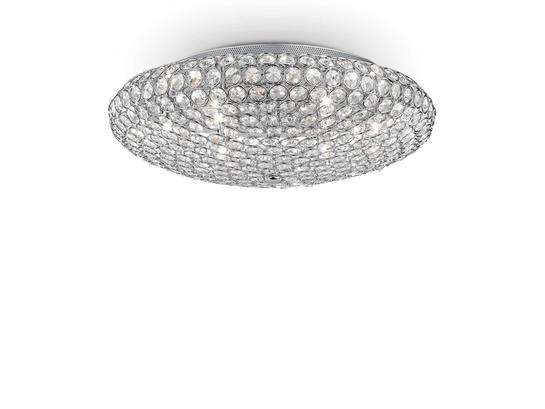 Фото Хрустальная люстра KING PL9 CROMO Ideal Lux 073255, купить с доставкой на skylight.com.ua  